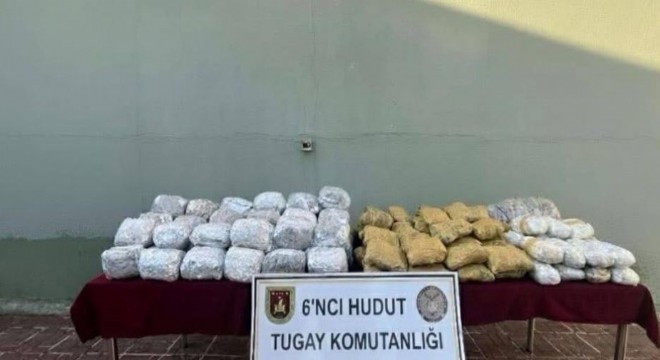 109 kilogram uyuşturucu ele geçirildi