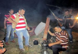 Yeşilyurt’ta ayı nöbeti sürüyor