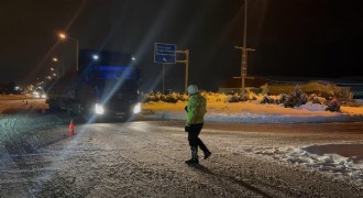 Kızıldağ'a çığ düştü