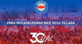 Memur-Sen 30'uncu yılında